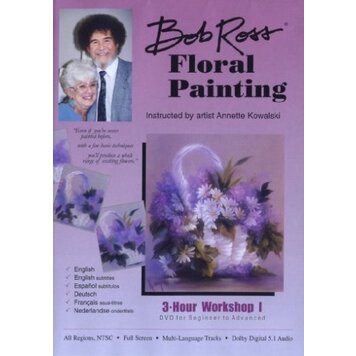 BOB ROSS INC. ROSS DVD 3HR FLORAL WORK