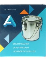 ART ALTERNATIVES BRUSH WASHER STAINLESS STEEL 24 OZ 3.75X4.75