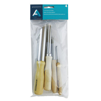 ART ALTERNATIVES Clay Hole Cutter Set – Set of 4
