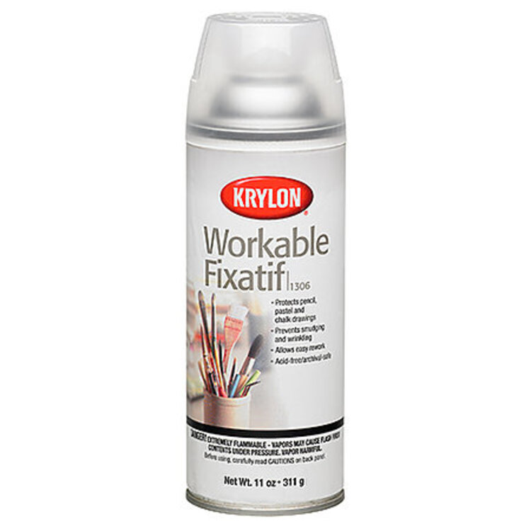 KRYLON/SHERWIN WILLIAMS WORKABLE ACID FREE FIXATIVE SPRAY 11OZ