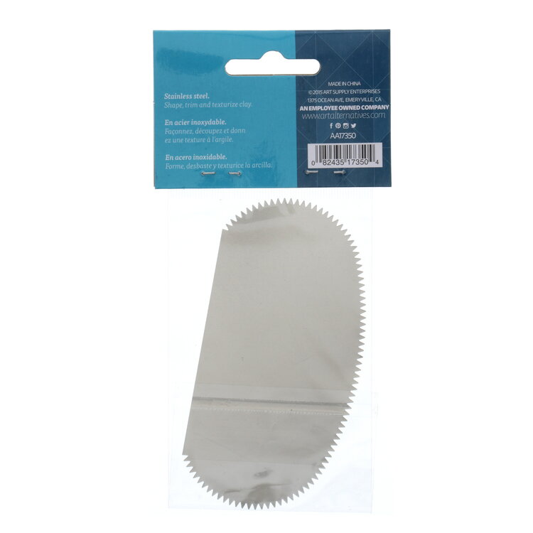ART ALTERNATIVES ART ALTERNATIVE METAL RIB SERRATED SCRAPER