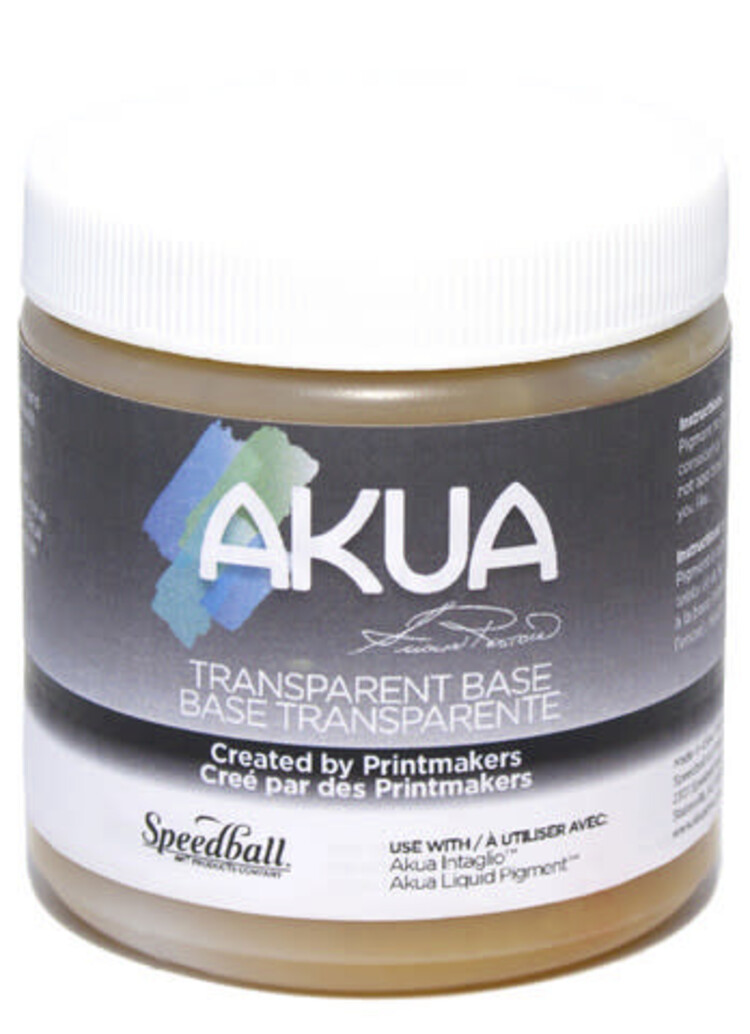 SPEEDBALL ART PRODUCTS AKUAINTAGLIO TRANSPARENT BASE 8OZ