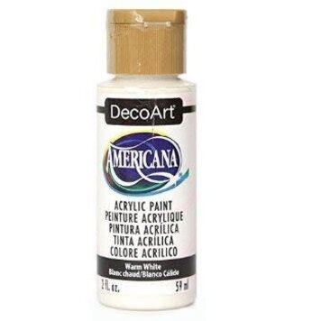 DECO ART AMERICANA ACRYLIC 2OZ WARM WHITE
