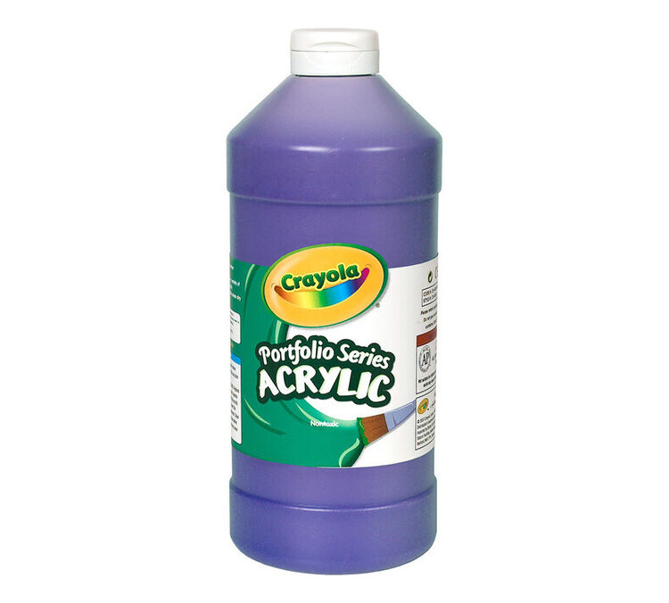 CRAYOLA Crayola Portfolio Series Acrylic Paint - 16oz