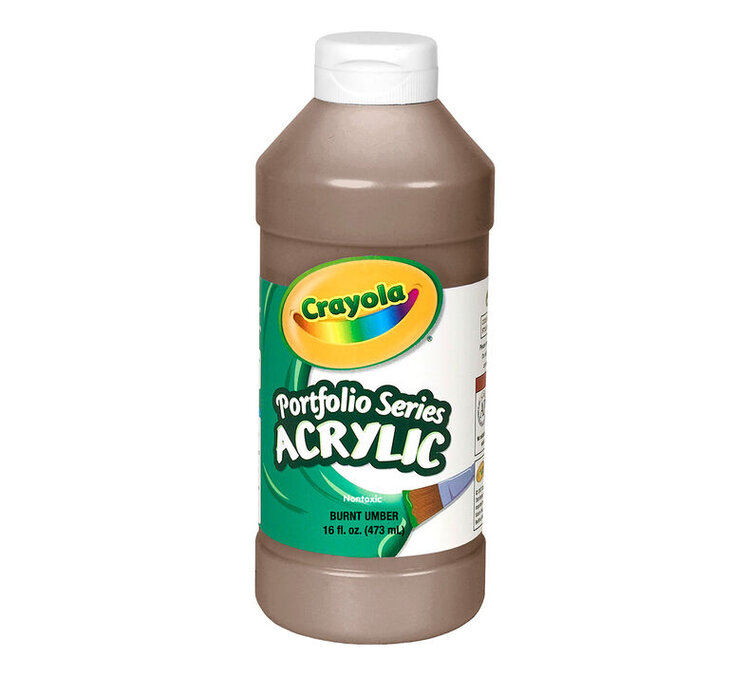 CRAYOLA Crayola Portfolio Series Acrylic Paint - 16oz