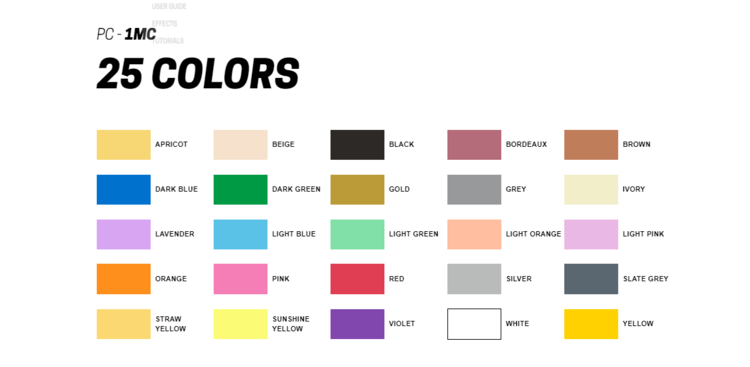 POSCA Posca 1M Extra-Fine Bullet Tip Paint Marker