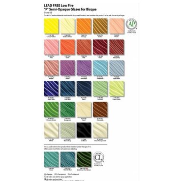 AMACO Amaco F-Series Ceramic Glazes - Pints
