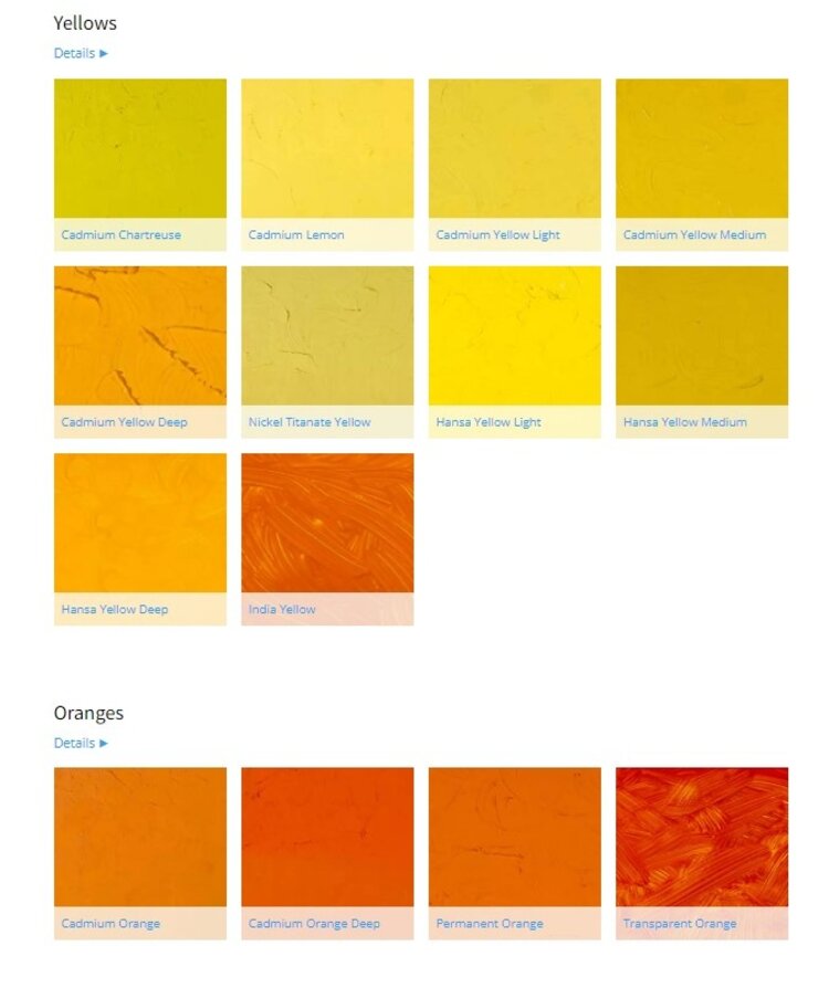 GAMBLIN ARTISTS COLORS CO Gamblin Artist Grade Oil Colors