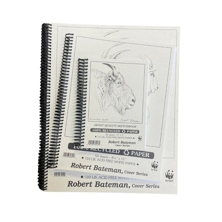 Bateman Recycled Sketchbooks 50shts Artist Corner