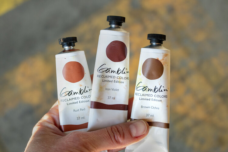 GAMBLIN ARTISTS COLORS CO Gamblin Reclaimed Earth Oil Paint 3 Color Set