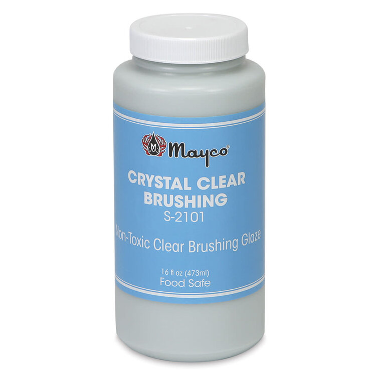 MAYCO Mayco Crystal Clear Brushing Glaze (S-2101) – Cone 06 Gloss Clear