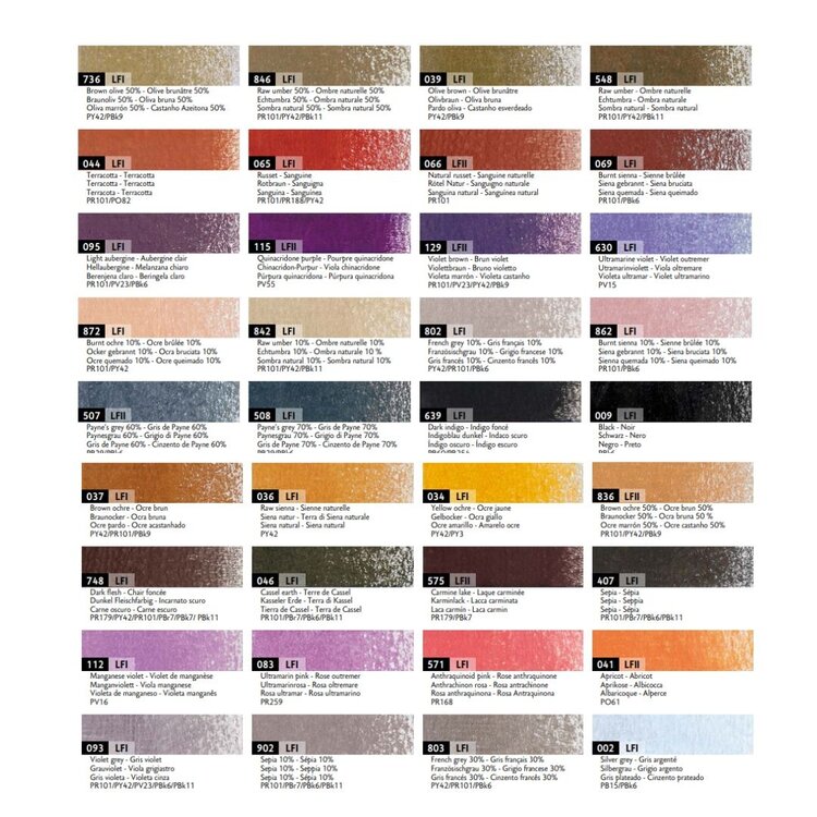 CARAN DACHE/CREATIVE ART Caran d'Ache Professional Luminance Colored Pencils