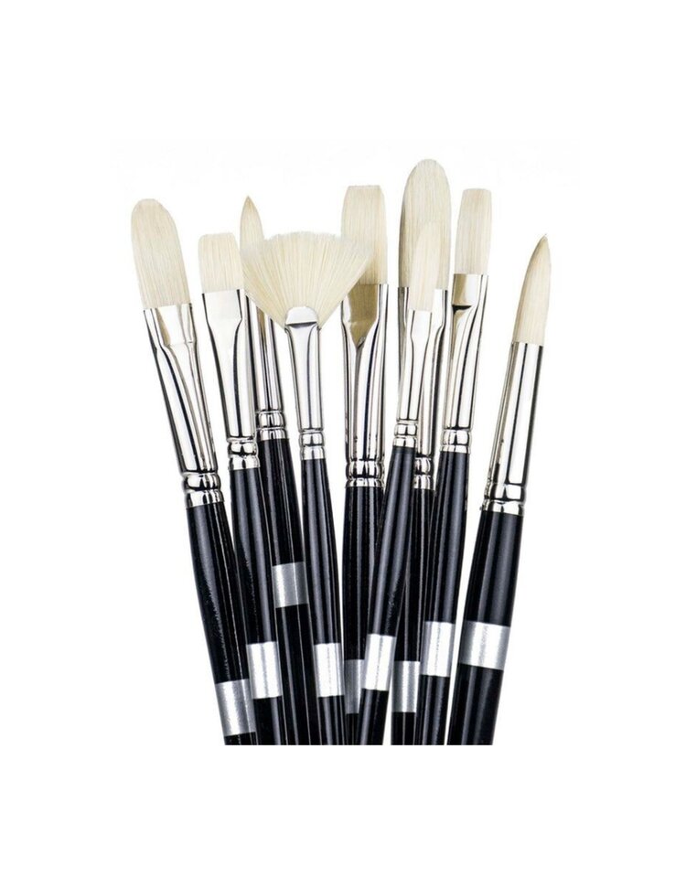 TREKELL Trekell Genuine Hog Bristle Long Handle Brush