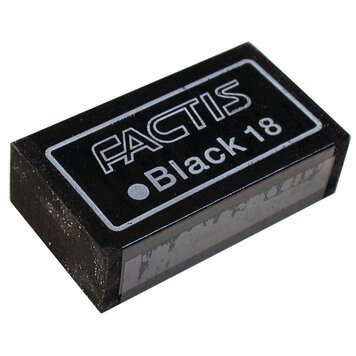 GENERAL PENCIL CO., INC. FACTIS SOFT BLACK CHARCOAL AND GRAPHITE ERASER