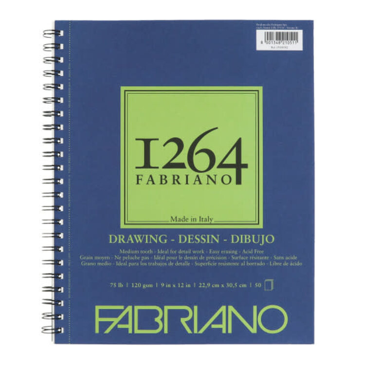 FABRIANO Fabriano 1264 Spiral Bound Drawing Pads