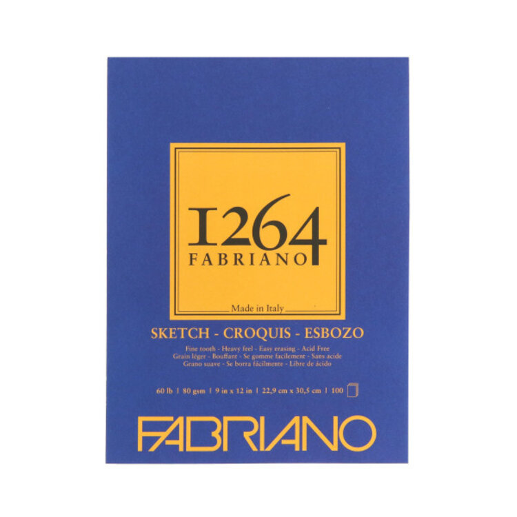 FABRIANO Fabriano 1264 Glue-Bound Sketch Pad - 60LB