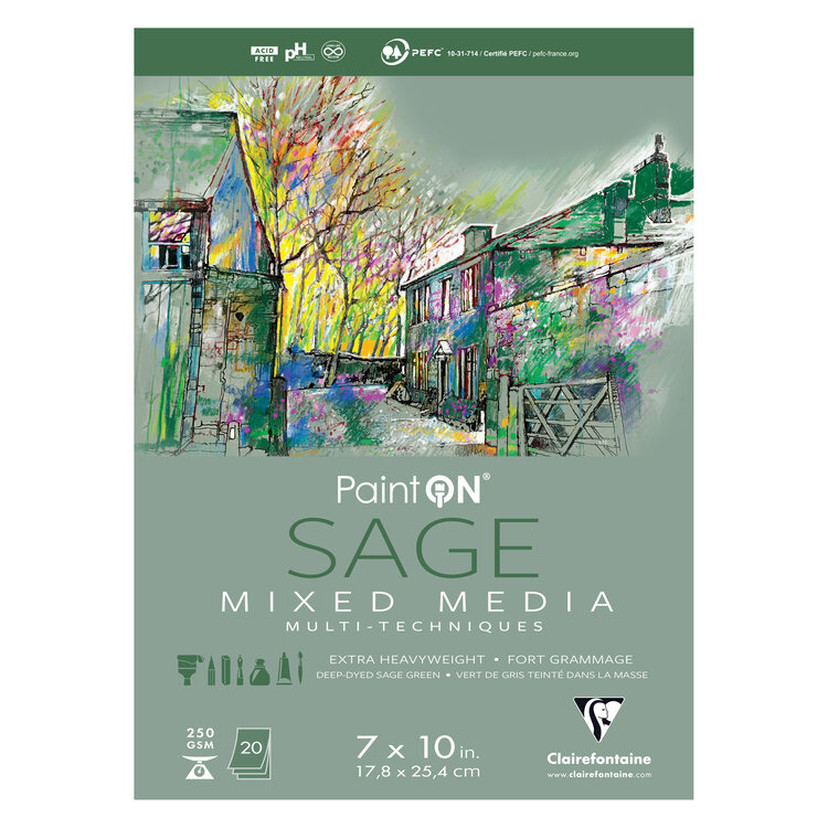 CLAIREFONTAINE Paint On Mixed Media Pad