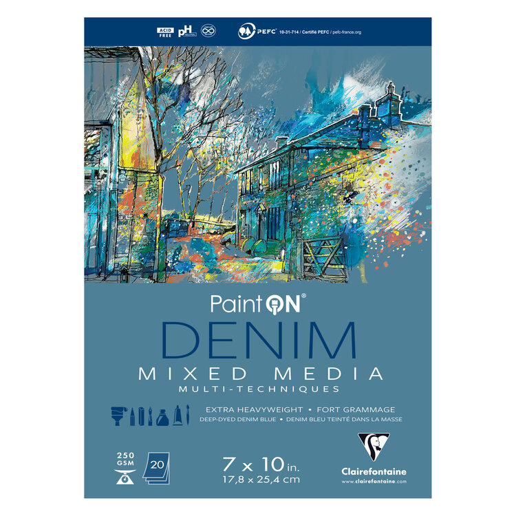 CLAIREFONTAINE Paint On Mixed Media Pad