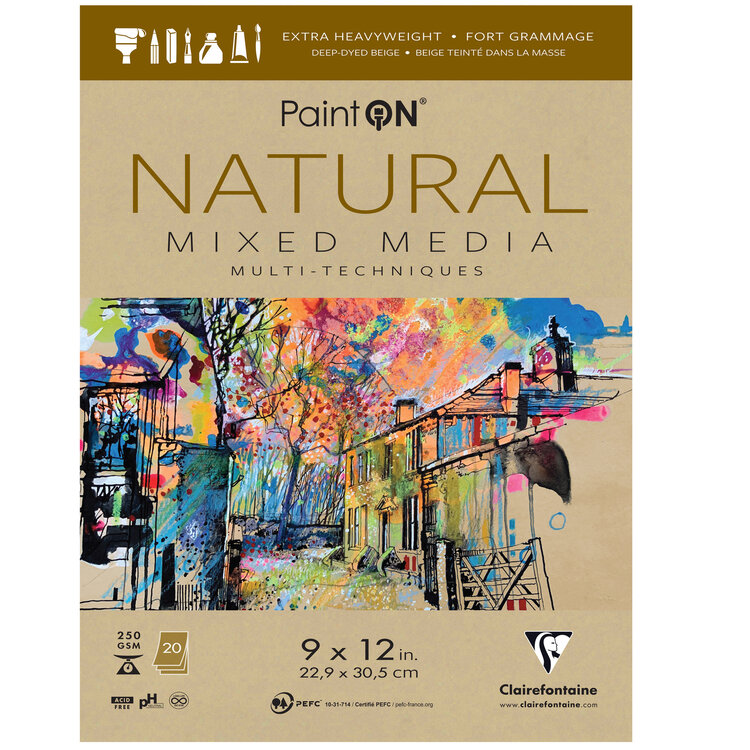 CLAIREFONTAINE Paint On Mixed Media Pad