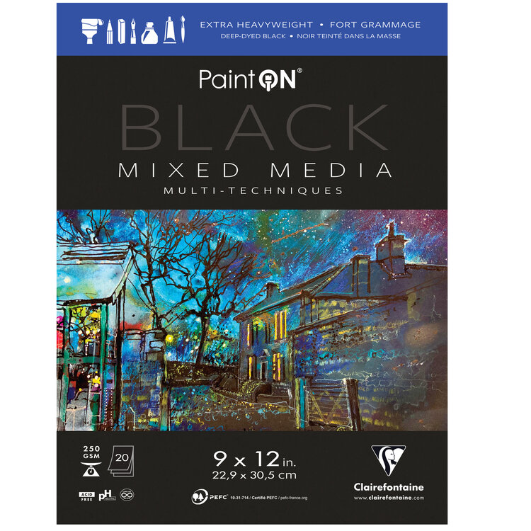 CLAIREFONTAINE Paint On Mixed Media Pad