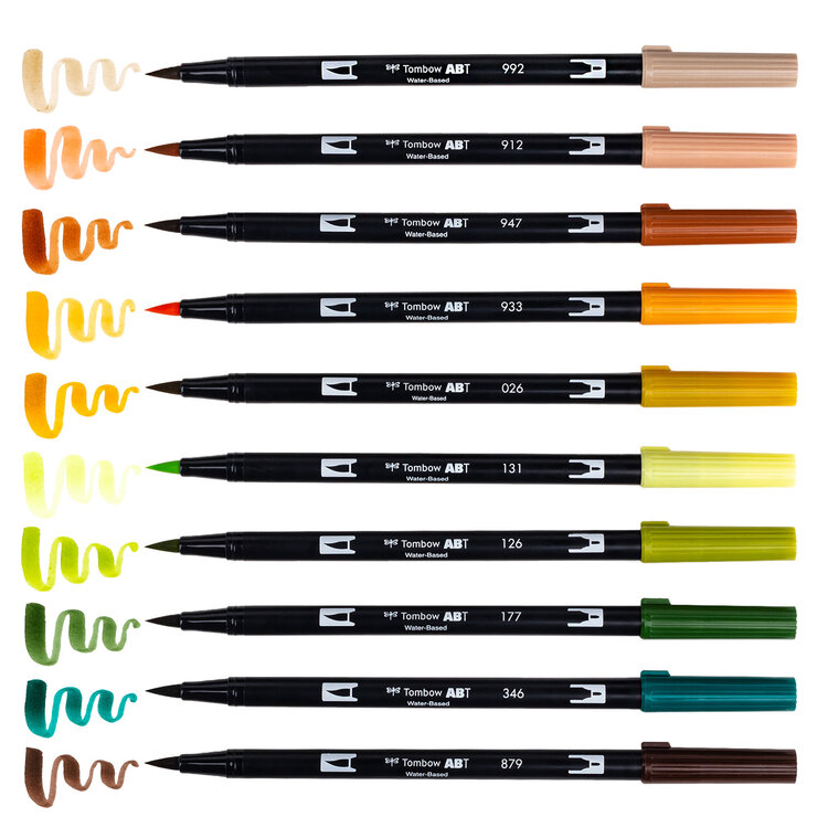 TOMBOW Tombow Dual Brush Pens - Bullet and Brush Tip
