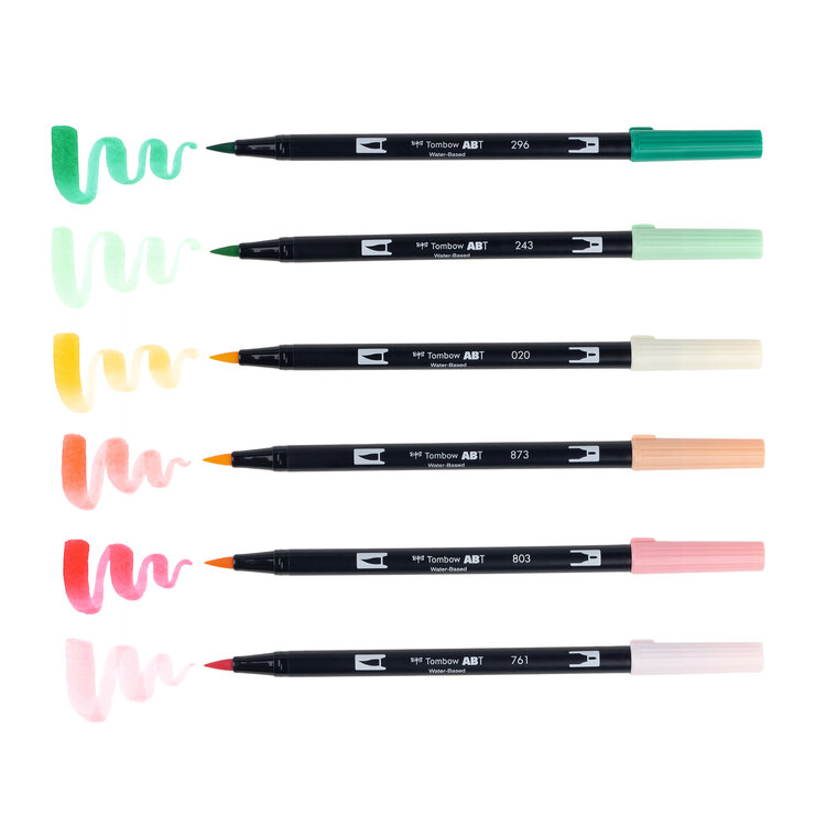 TOMBOW Tombow Dual Brush Pens - Bullet and Brush Tip