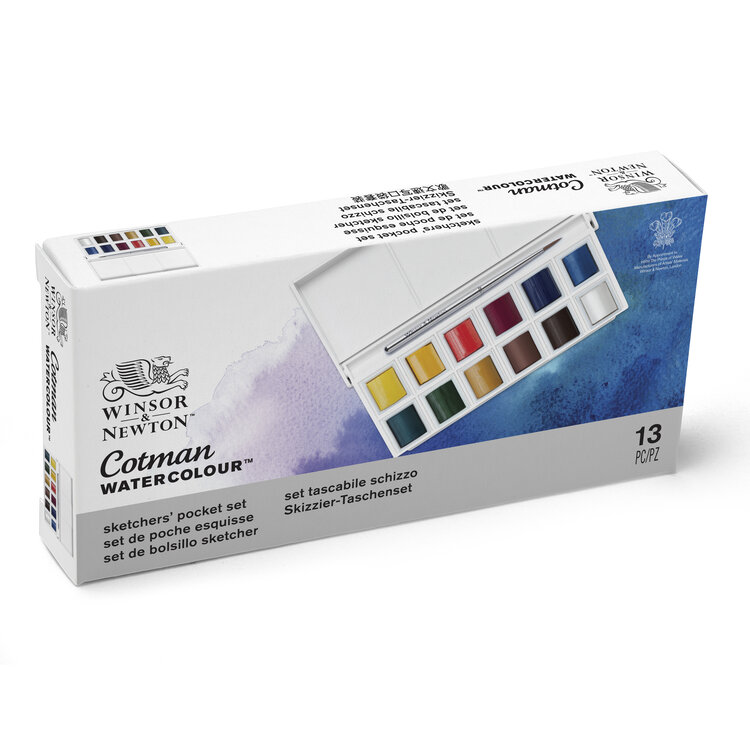 WINSOR & NEWTON Cotman Sketchers Watercolor Pocket Box