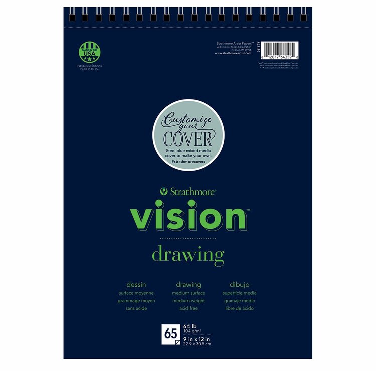 PACON/STRATHMORE Vision Wire Bound Drawing Pad