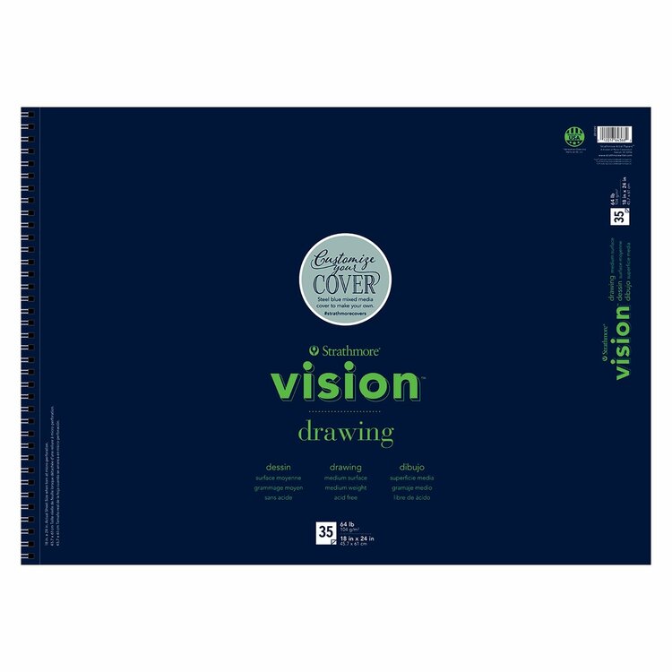 PACON/STRATHMORE Vision Wire Bound Drawing Pad
