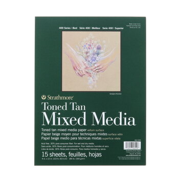 PACON/STRATHMORE 400 Series Toned Mixed Media Pads