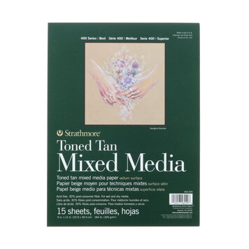 PACON/STRATHMORE 400 Series Toned Mixed Media Pads