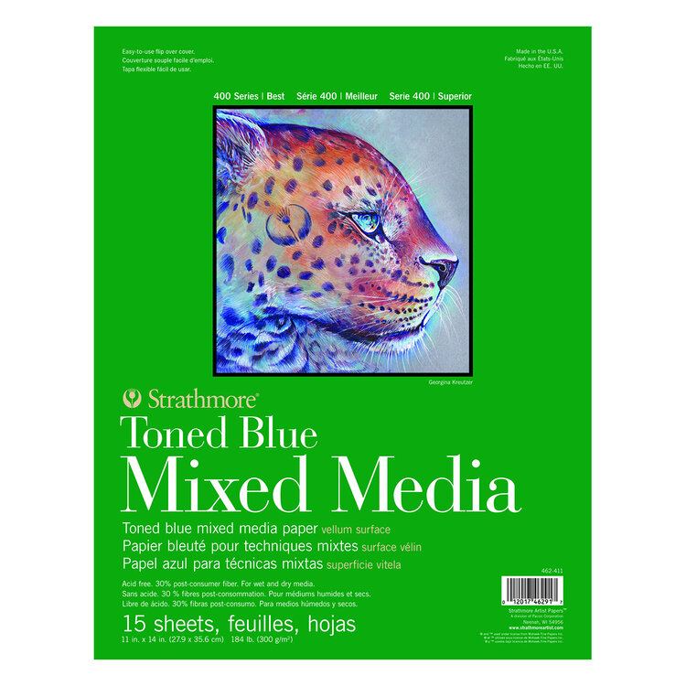 PACON/STRATHMORE MIXED MEDIA GLUE BOUND STRATHMORE DRAWING PADS