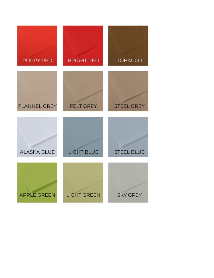 CANSON / PACON PAPERS Mi-Teintes Paper Sheets 19X25