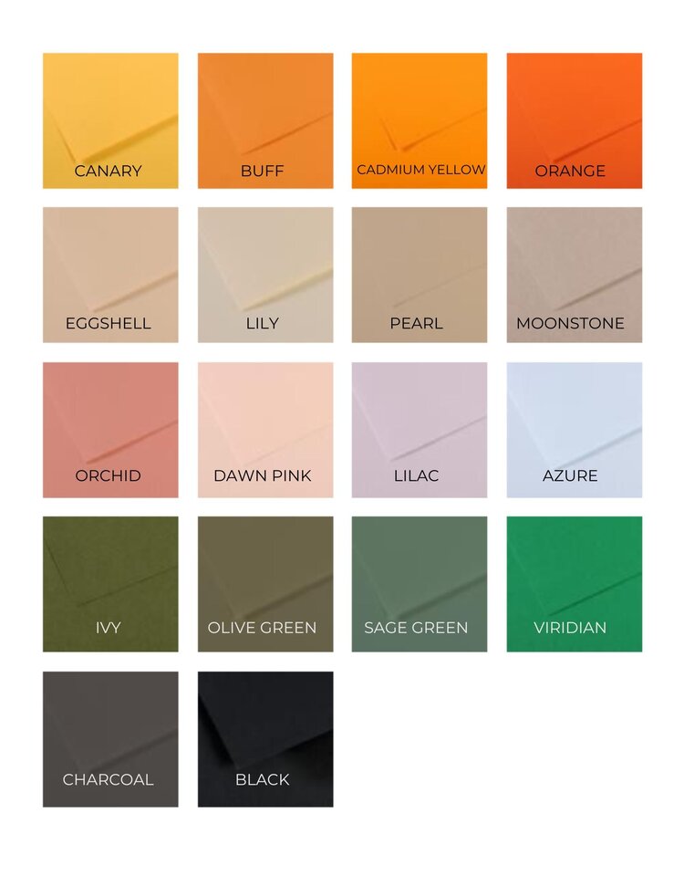 CANSON / PACON PAPERS Mi-Teintes Paper Sheets 19X25