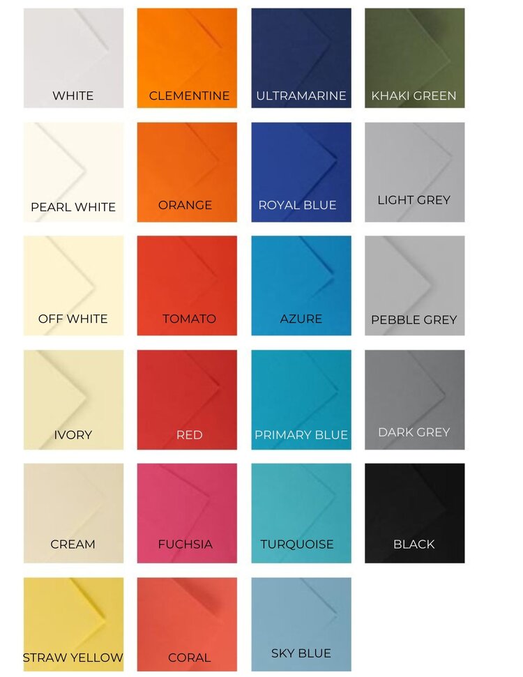 CANSON / PACON PAPERS Colorline Paper Sheets 92 Lb