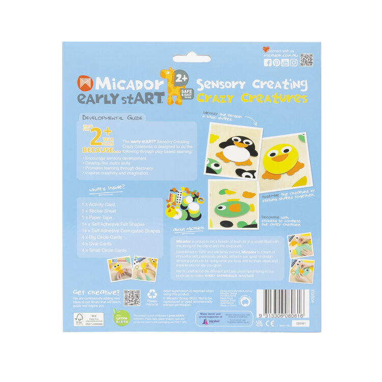 MICADOR JR Micador Jr. Crazy Creatures Sensory Pack