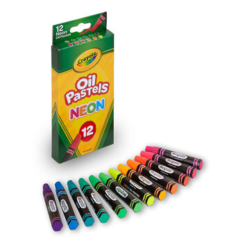 CRAYOLA Crayola Neon Oil Pastel 12 Count Set