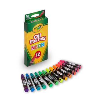 CRAYOLA Crayola Neon Oil Pastel 12 Count Set