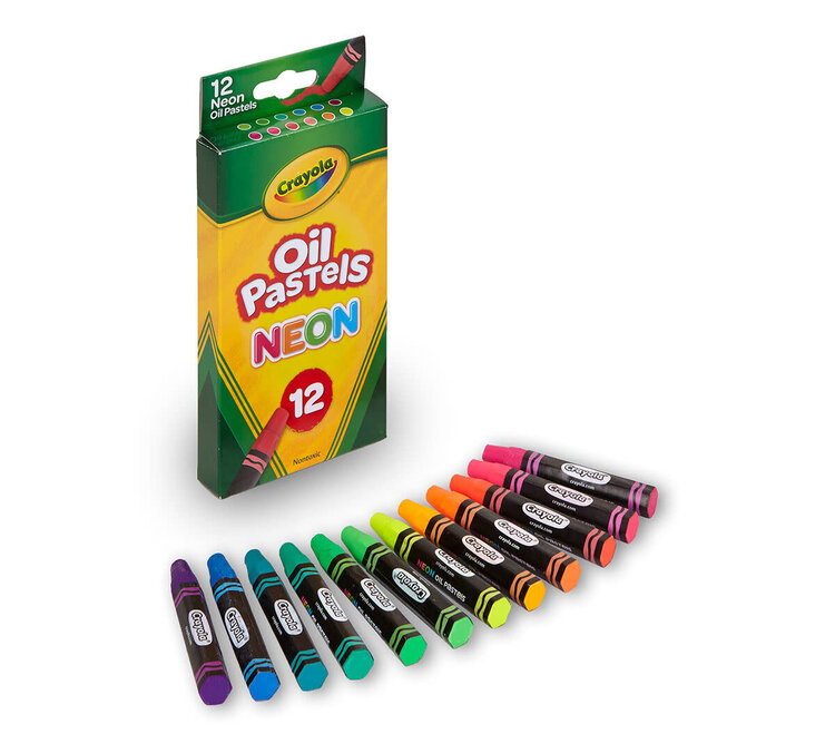 CRAYOLA Crayola Neon Oil Pastel 12 Count Set