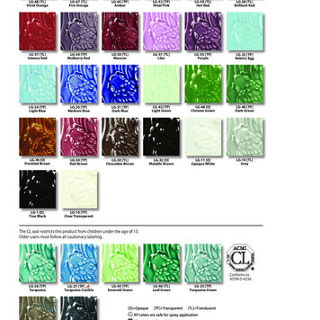 AMACO Low Fire (LG) Series Ceramic Glazes - Pints