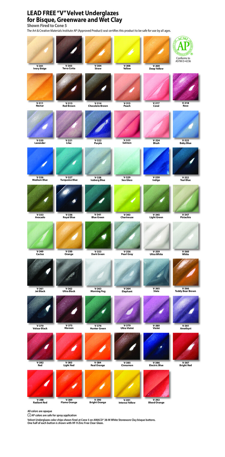 AMACO Amaco Velvet Underglaze