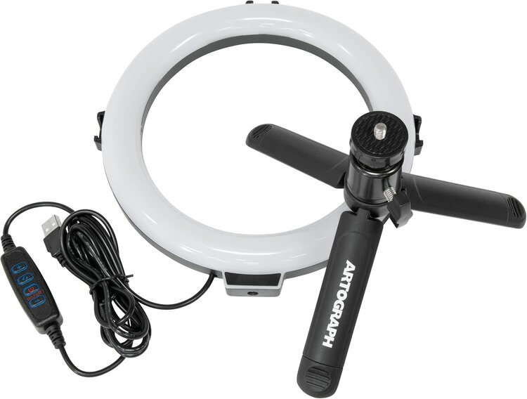 STUDIO DESIGNS INC. Mini Ring Light with Desk Stand