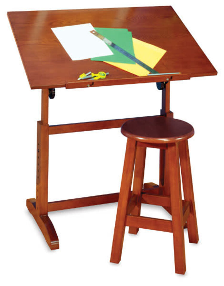 STUDIO DESIGNS INC. Creative Table and Stool Set - Walnut 45X24X41.25
