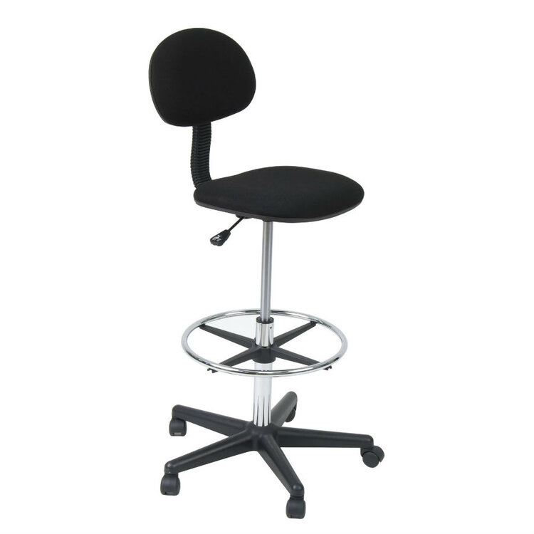 STUDIO DESIGNS INC. Studio Drafting Chair in Black/Chrome