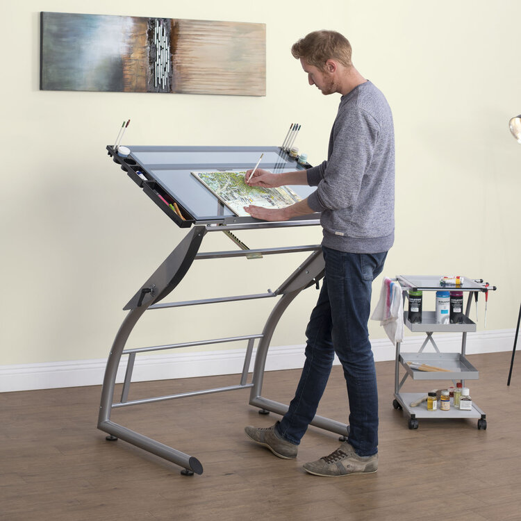 STUDIO DESIGNS INC. Tri-flex Drawing Table