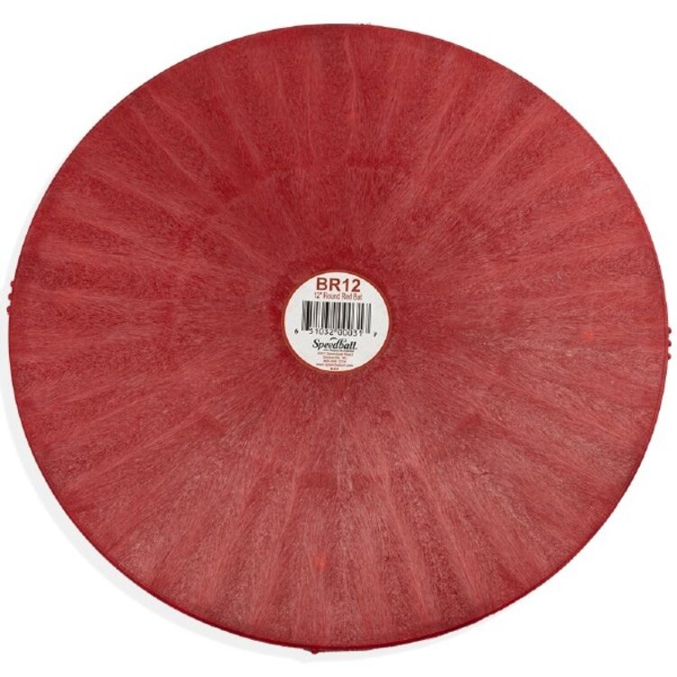 SPEEDBALL ART PRODUCTS ROUND BAT 12" RED