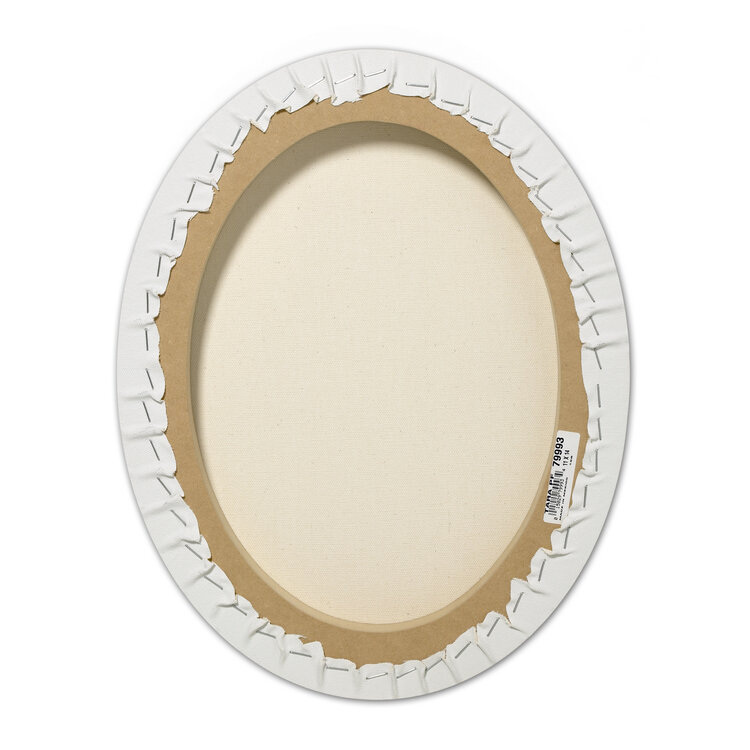 TARA/FREDRIX Artist Series Convexo Round & Oval Primed Cotton Canvas, Oval, 16" x 20"