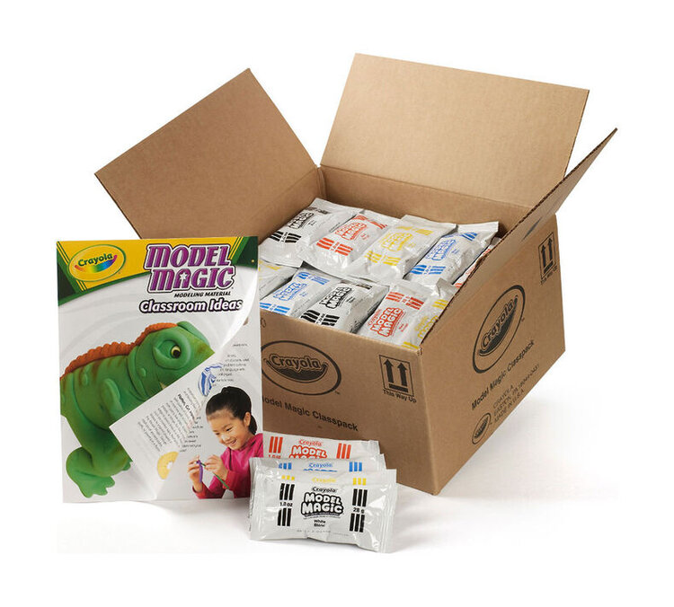 CRAYOLA Crayola Model Magic Classpacks – Lightweight Modeling Material for Classrooms