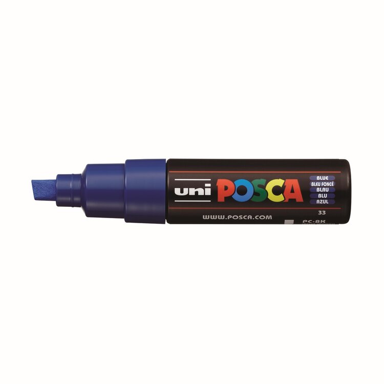POSCA POSCA PC-8K Paint Marker – Broad 8mm Chisel Tip, Water-Based