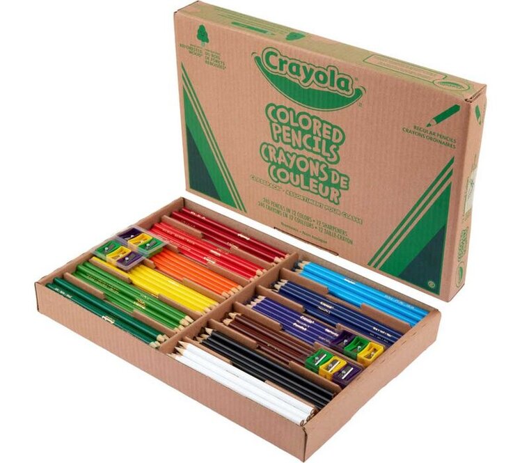 CRAYOLA Crayola Colored Pencil Classpacks – 240 & 462 Count Sets